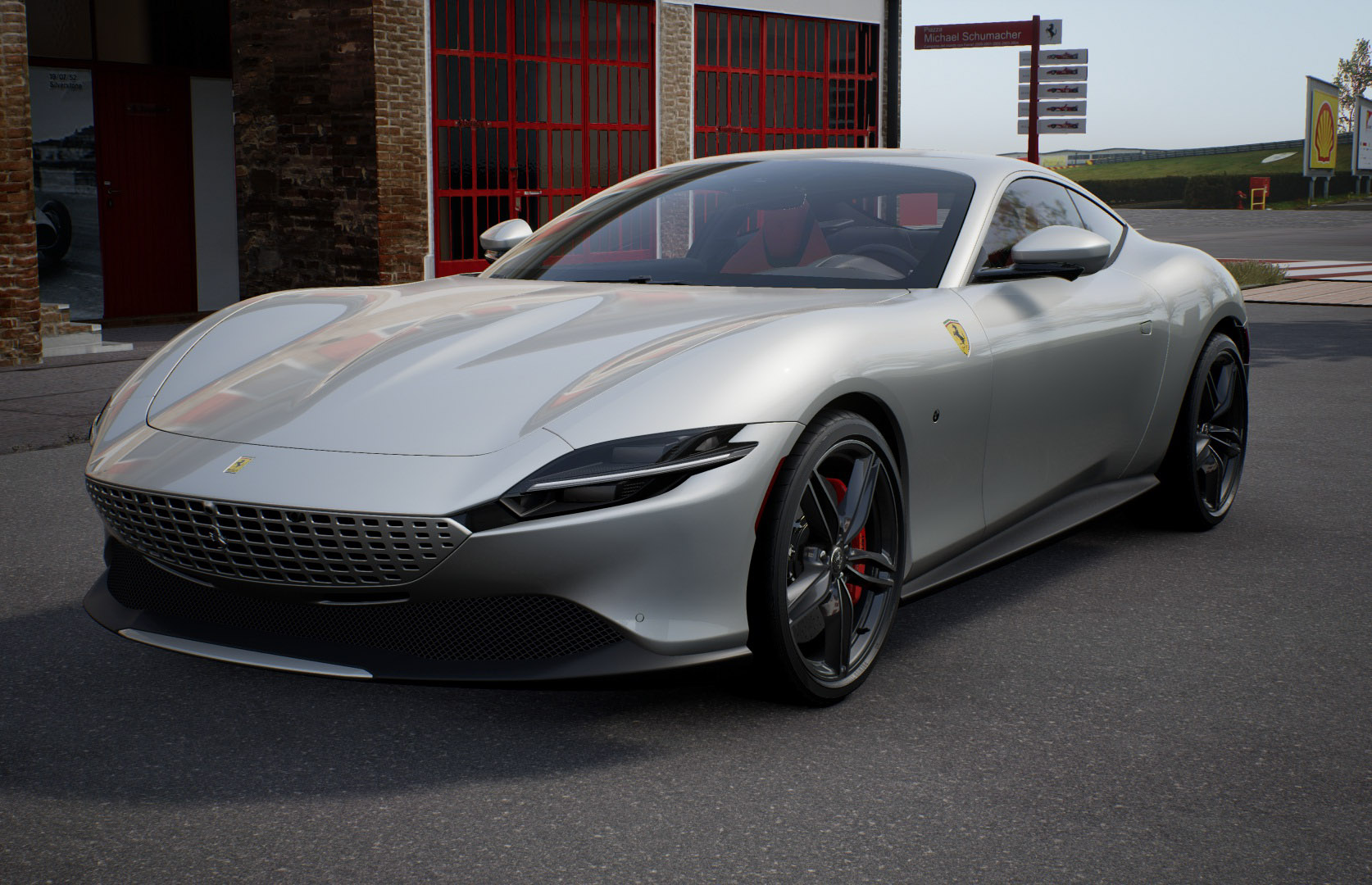 Miller Motorcars Official Ferrari Dealer of Greenwich CT Argento Nurburgring Rosso Miller Motorcars Official Ferrari Dealer of Greenwich CT