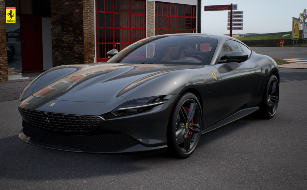 Ferrari Grigio Silverstone / Cuoio