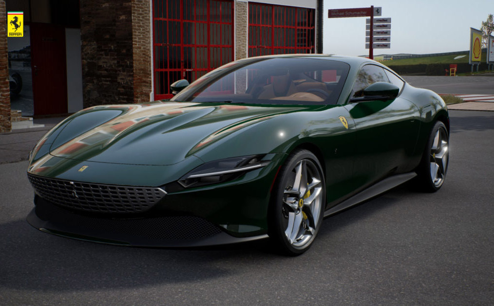 Ferrari Verde British / Cuoio