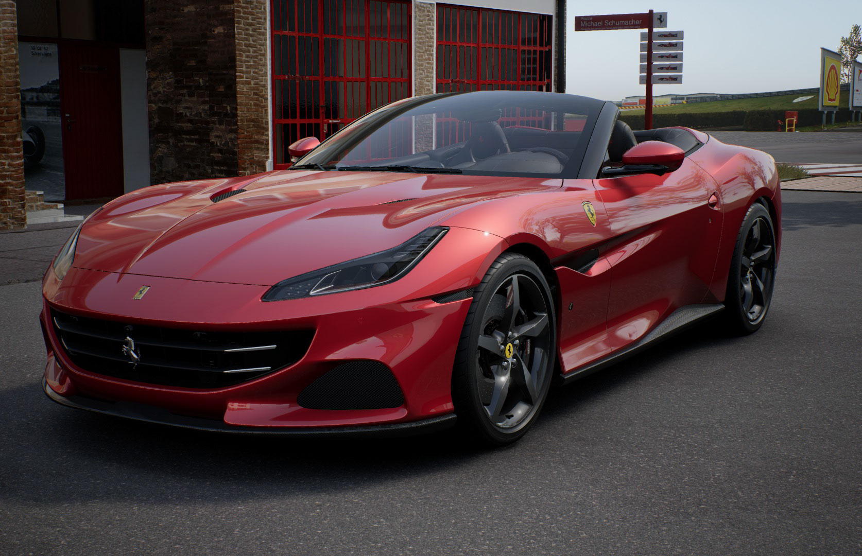 Ferrari Rosso Portofino/Nero